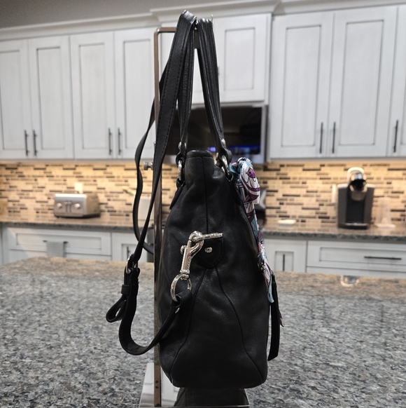 Coach Daisy Mia Black Leather Handbag - Picture 6 of 17